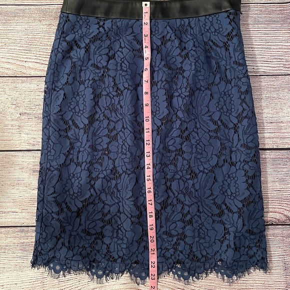 NWT | Brixon Ivy | Cyndi Lace Pencil Skirt | Blue | Size M - Picture 2 of 8